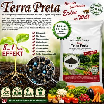Terra Preta 2000 Liter torffrei BioNaturPlus Premium