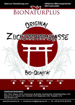 Zuckerrohrmelasse 5 Liter