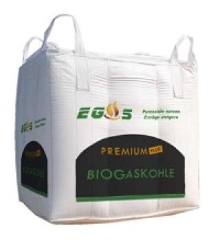 Pflanzenkohle für Biogas im BigBag 1200 Liter 