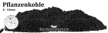 Pflanzenkohle 0-10 mm bioaktiv gemahlen