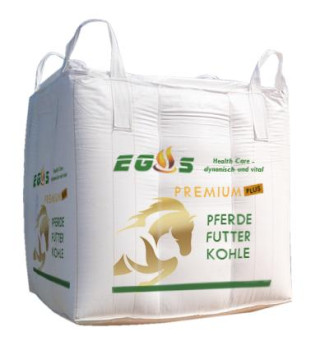 Futterkohle für Pferde im BigBag 1000 Liter