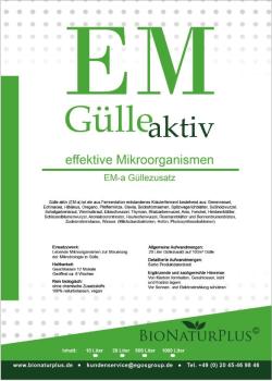 EM Güllezusatz 20Liter für 100m²  Gülle