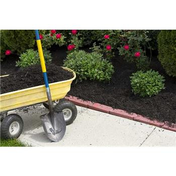 Mulch 20 kg mit Pflanzenkohle & Gesteinsmehl-Mix