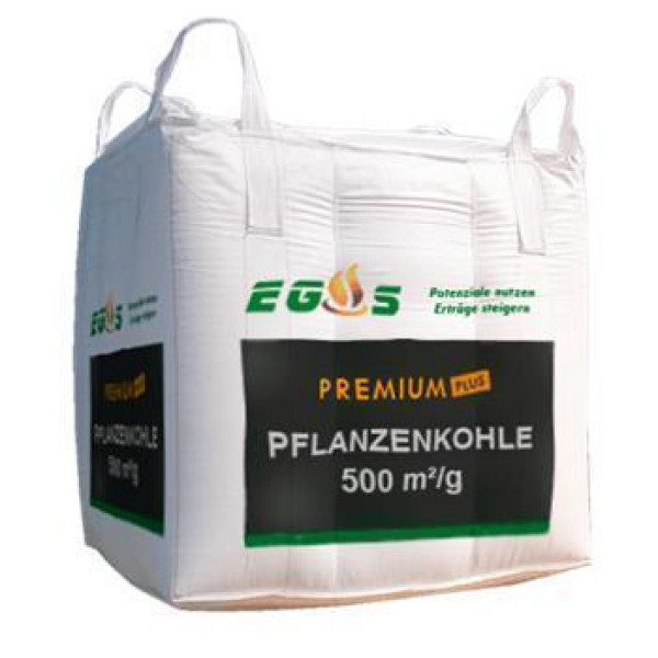Pflanzenkohle im BigBag 3000 Liter