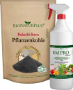 Pflanzenkohle-Steinmehl-Mix für Küchen-Bokashi 2x2 Liter + 1Liter EM-a 