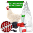 Kieselgur Set gegen rote Vogelmilben, Ameisen 2kg + Bobby