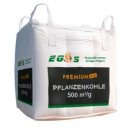 Pflanzenkohle Premium Plus500/0-5mm 3000Liter bioaktiv, gemahlen